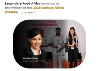 Legendary Food Africa crowned winner of the 2023 Sankalp Africa Awards