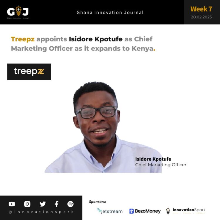 Treepz appoints Isidore Kpotufe as Chief Marketing Officer as it expands to Kenya