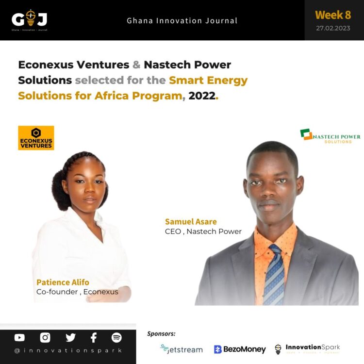 Econexus Ventures & Nastech Power Solutions selected for the Smart Energy Solutions for Africa Program