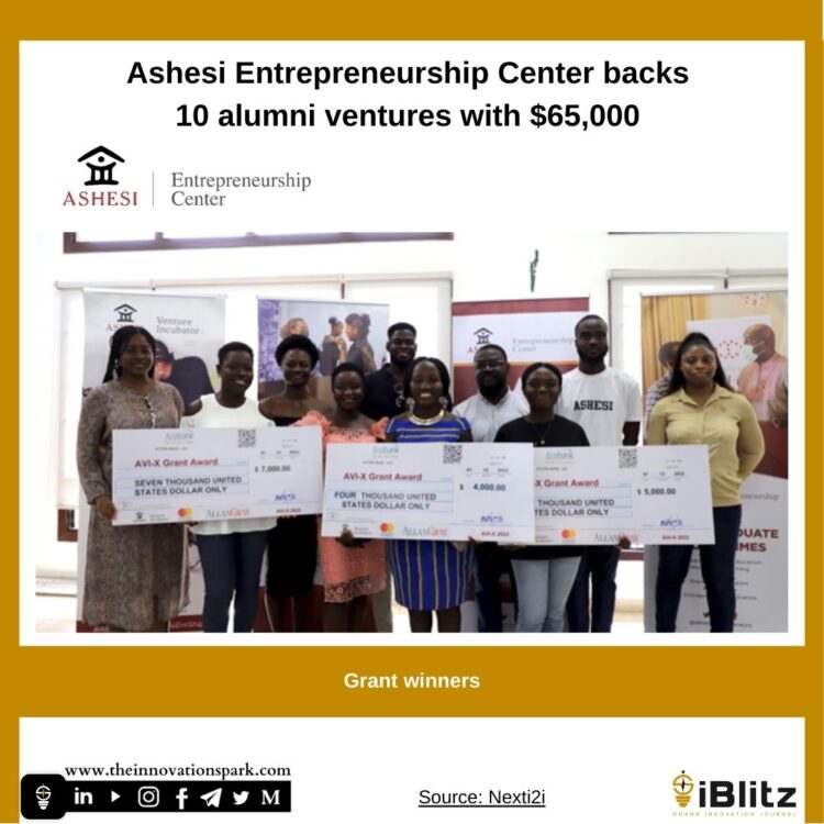 Ashesi Entrepreneurship Center backs 10 alumni ventures with $65,000  