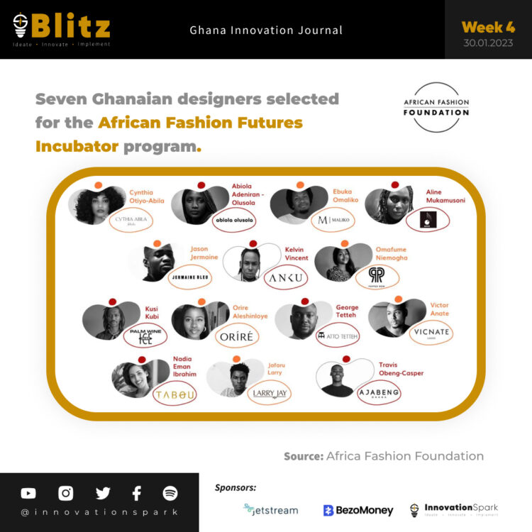 Seven Ghanaian designers selected for the African Fashion Futures Incubator program