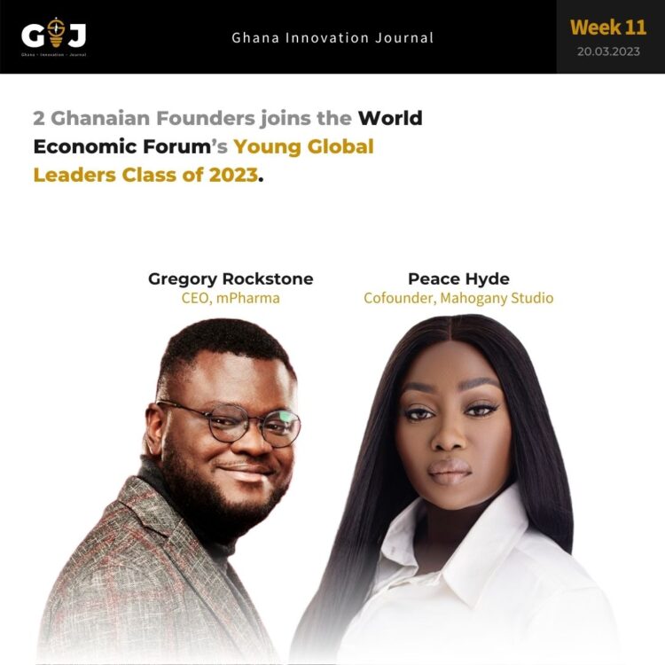 2 Ghanaian Founders join the World Economic Forum’s Young Global Leaders Class of 2023.