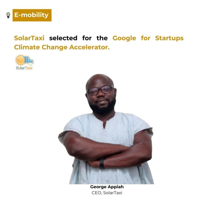 SolarTaxi  selected for the Google for Startups Climate Change Accelerator programme.