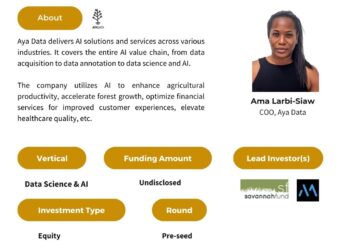 Aya Data secures closes pre-seed funding round to build AI solutions for the global market.