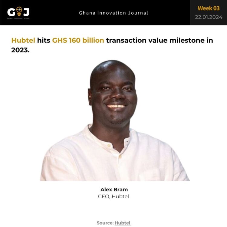 Hubtel hits GHS 160 billion transaction value milestone in 2023.