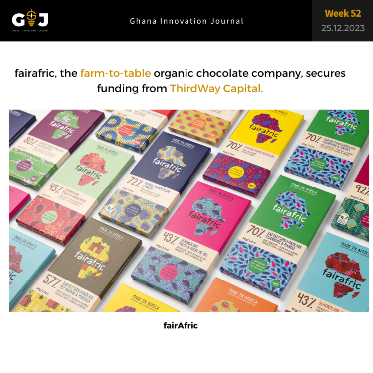 fairafric, the farm-to-table organic chocolate company, secures funding from ThirdWay Capital.