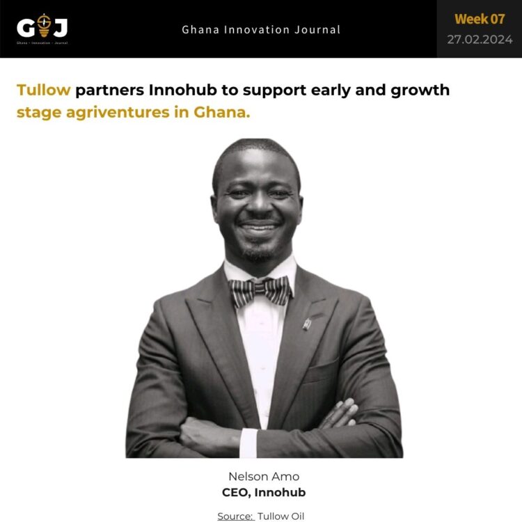 Tullow partners Innohub to support early and growth stage agriventures in Ghana.