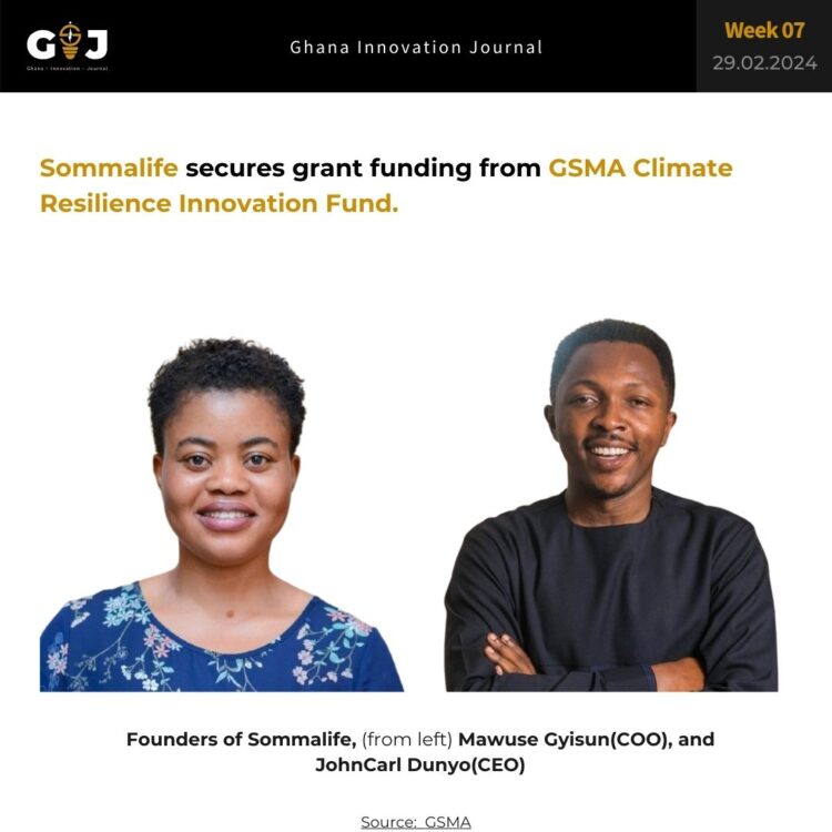 Sommalife secures grant funding from GSMA Climate Resilience Innovation Fund.
