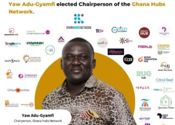 Yaw Adu-Gyamfi elected new Chairperson of the Ghana Hubs Network.