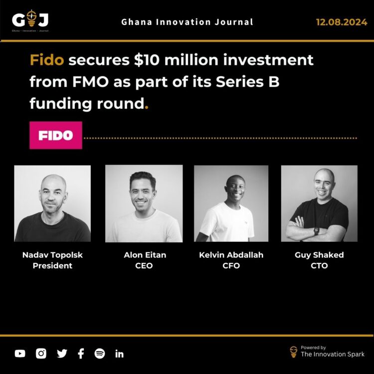 Fido secures $10 million from FMO as part of its Series B funding round.