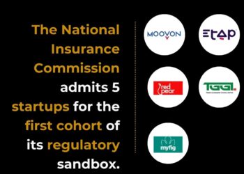The National Insurance Commission admits 5 startups for the first cohort of its regulatory sandbox.