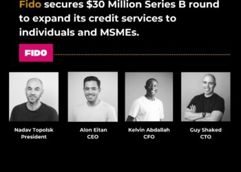 Fido secures $30 Million Series B round to expand its credit services to individuals and MSMEs.