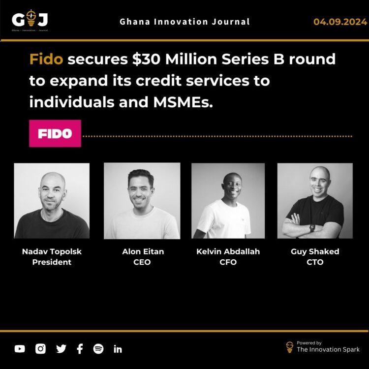 Fido secures $30 Million Series B round to expand its credit services to individuals and MSMEs.