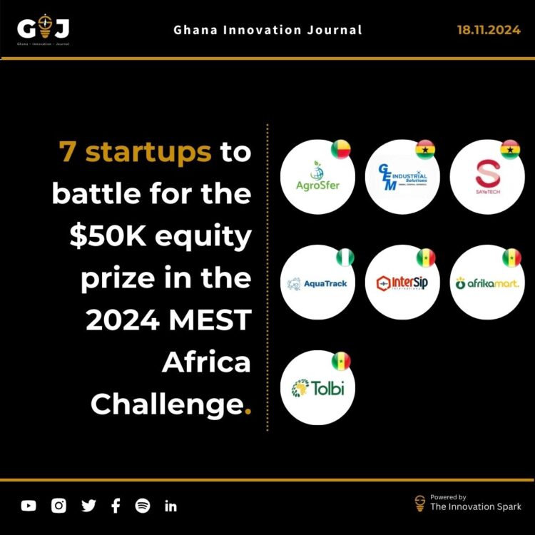 7 agtech startups selected to battle for the $50K equity prize in 2024 MEST Africa Challenge.